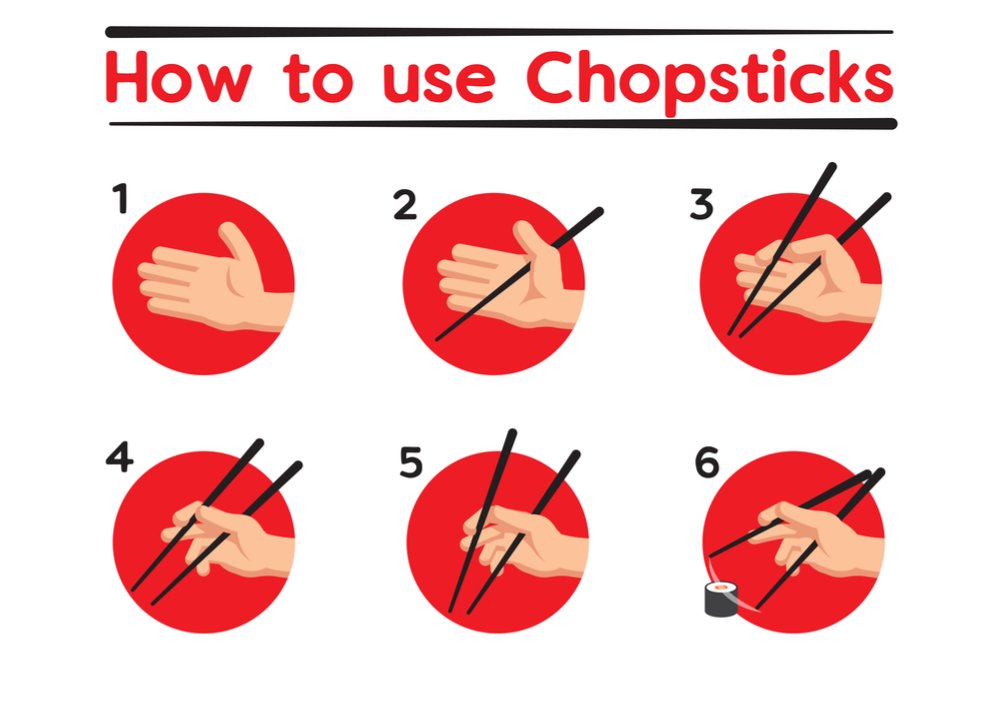 how to open chopsticks